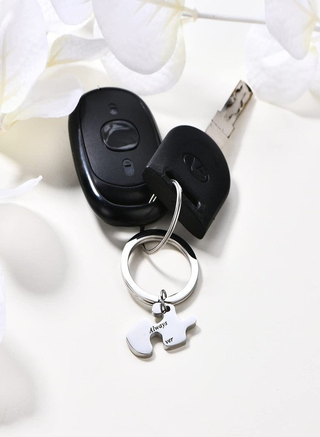 Yonhon Always Together Never Apart 5 BFF Best Friends Friendship Sister Keychains for 5 - Image 5